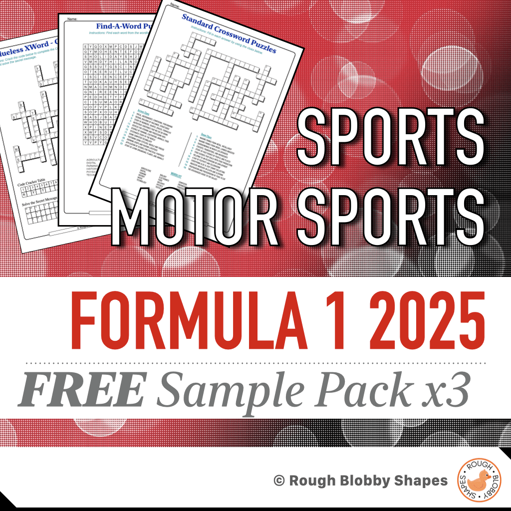 Formula 1 - F1 Drivers and Teams 2025 - Free Sample Pack