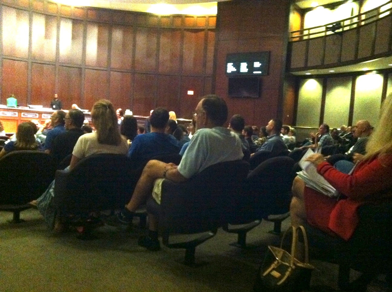 Residents from Glenwood Park and surrounding communities packed City Hall.