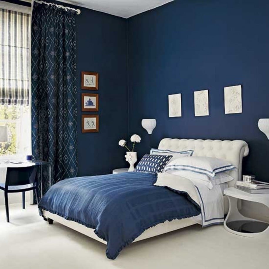 Navy blue is a hot design color for 2017.