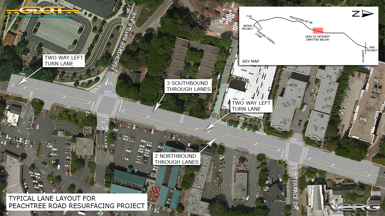 Final design for Buckhead's Peachtree Road lanes is released - Rough ...