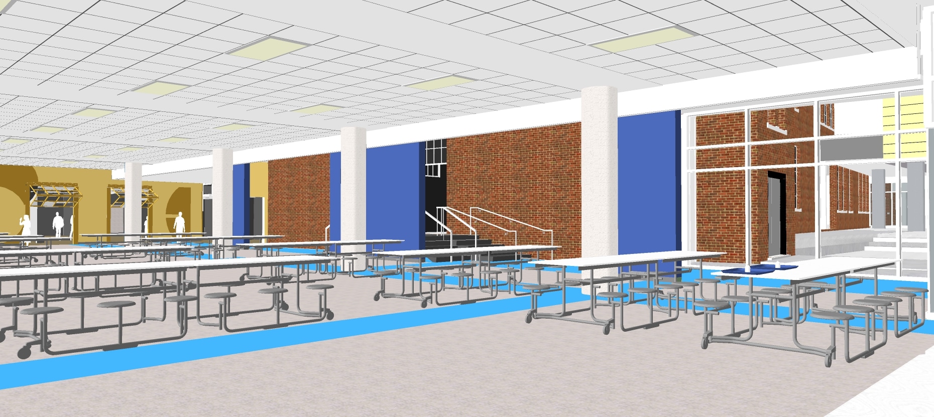 Another look at the cafeteria.