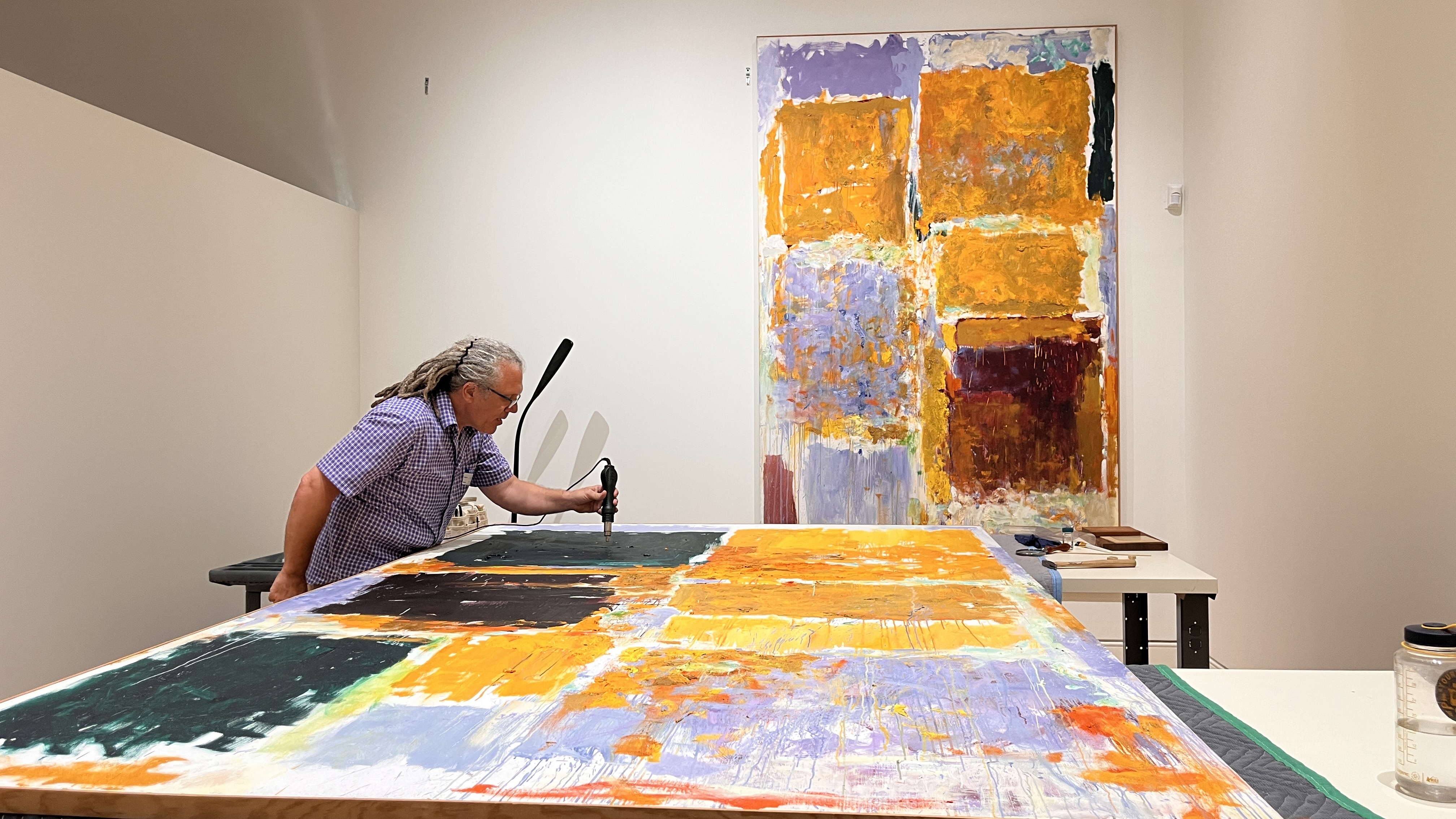 Joan Mitchell's 'Close' restoration at Georgia museum - Rough