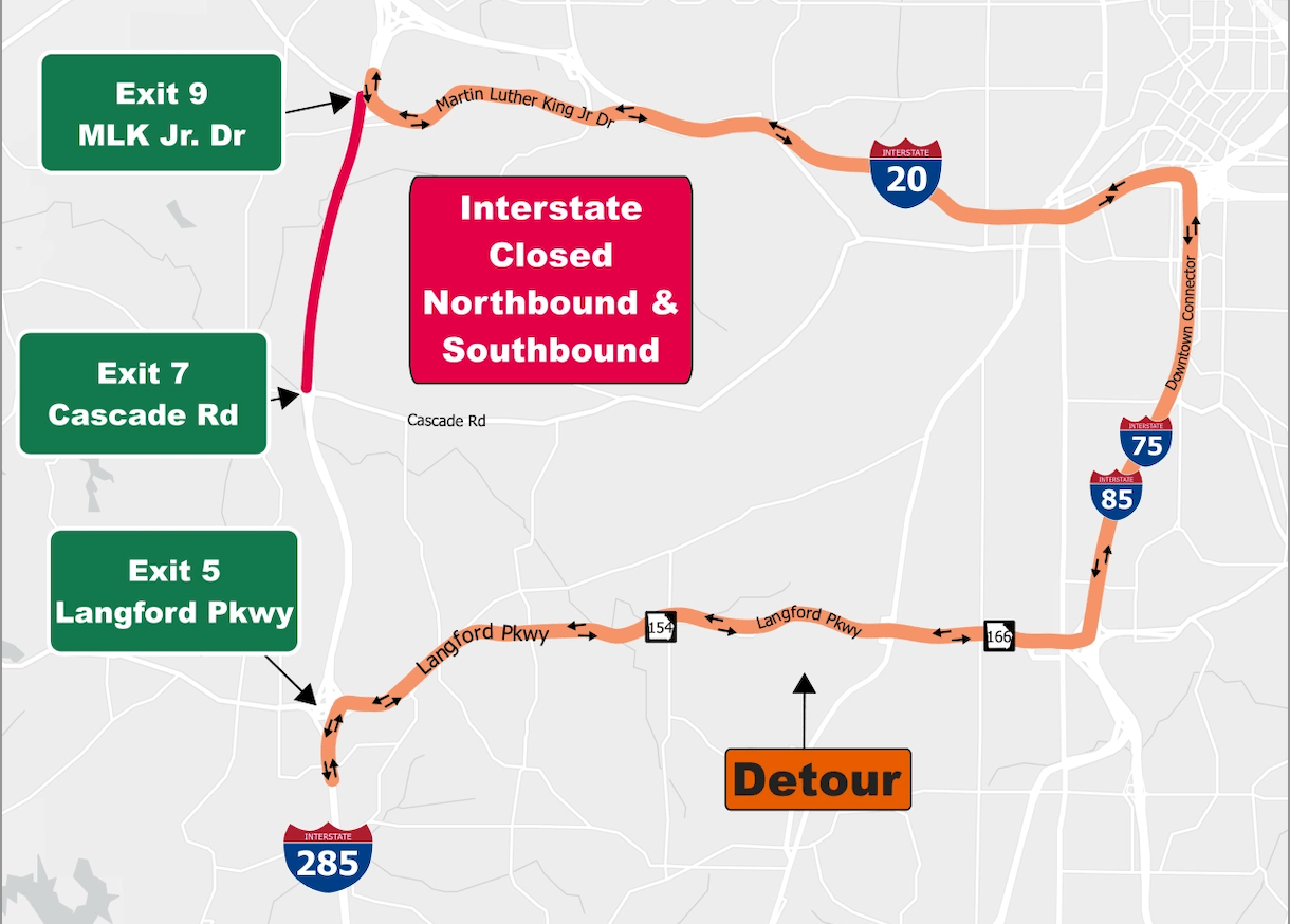 Atlanta: I-285 Major Repairs and Weekend Closure (2026)