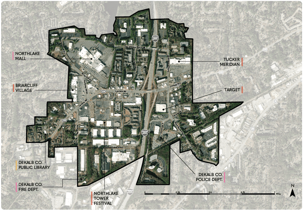 Tucker Northlake CID Seeks Input For New District Plan Rough Draft Northlake District Map 