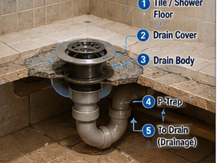 Shower Drain Assembly