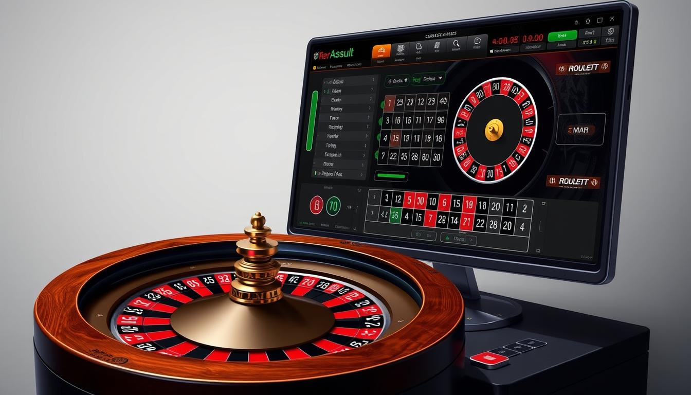 Generate an image of Roulette Assault software interface Generate an image of Roulette Assault software interface