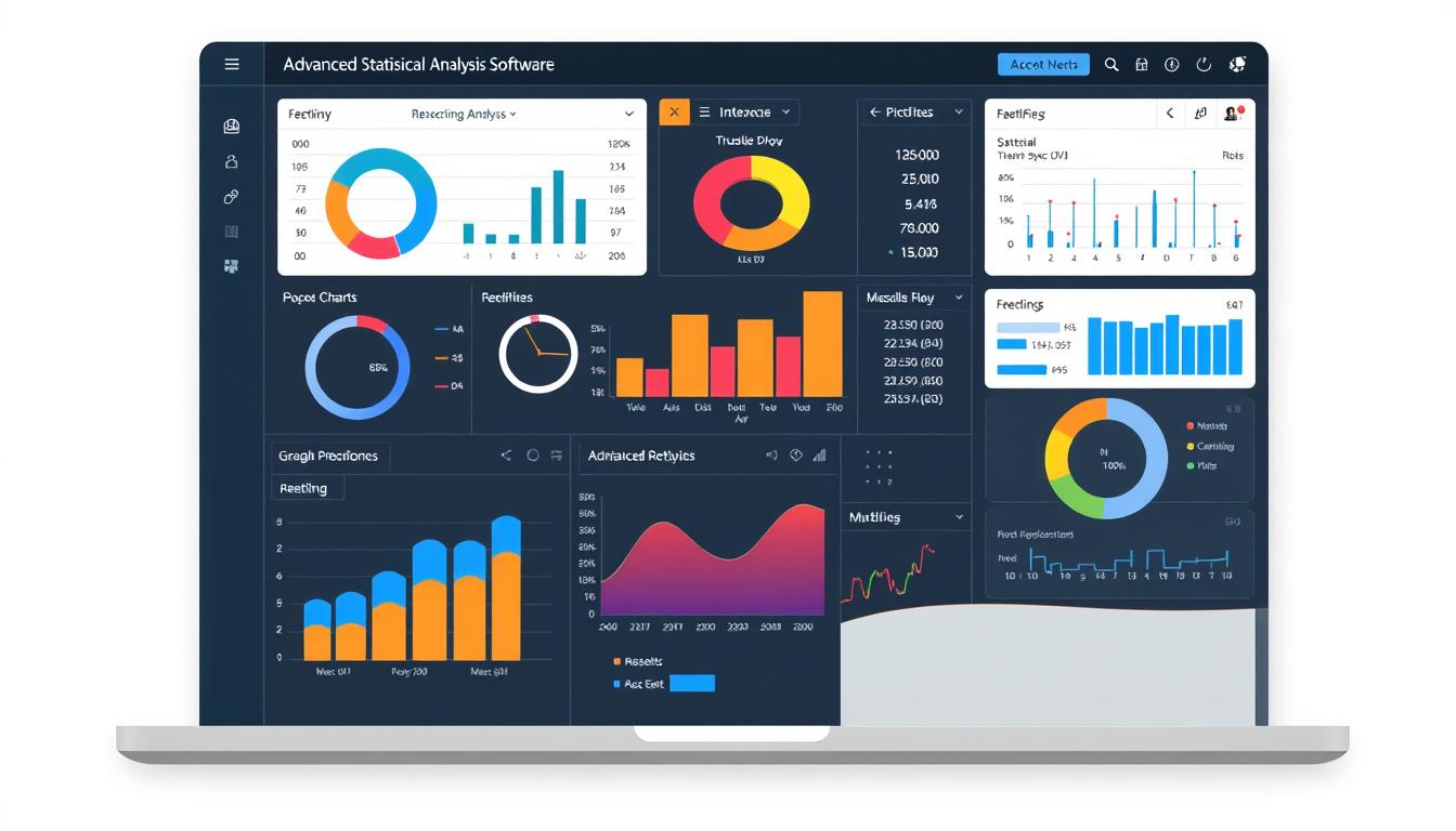 Generate an image of Advanced Statistical Analysis Software interface Generate an image of Advanced Statistical Analysis Software interface
