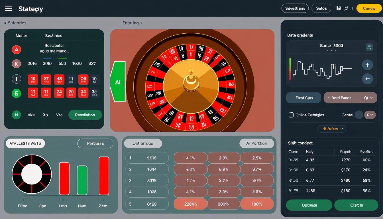 Generate an image of a roulette strategy optimization tool interface Generate an image of a roulette strategy optimization tool interface