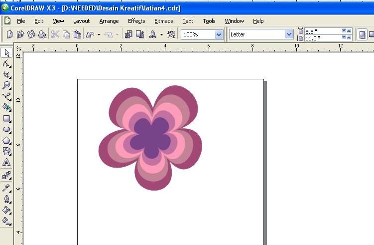 Tutorial Membuat Gambar Bunga Sederhana Dengan Corel Draw | Tik Tik Tik, Bunyi Hujan... 491_X_751_jpg