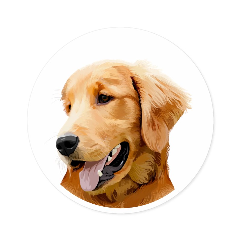 Dog Sticker Prompteca - Stunning Desktop Nature Arts | Free Download