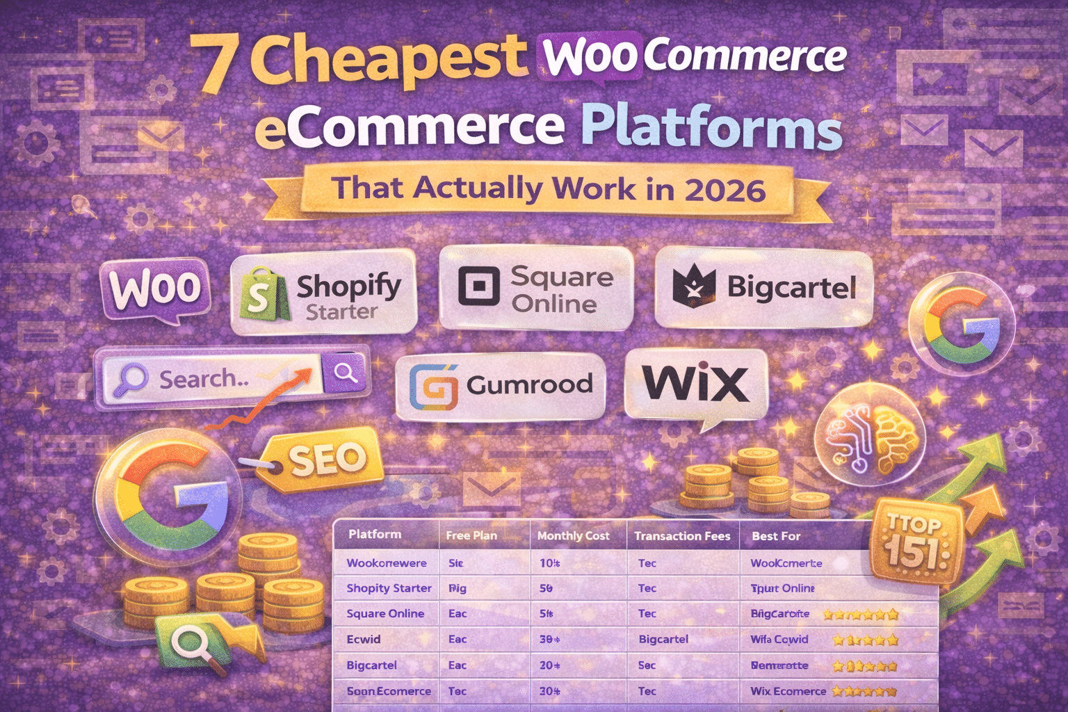 cheapest ecommerce platforms
