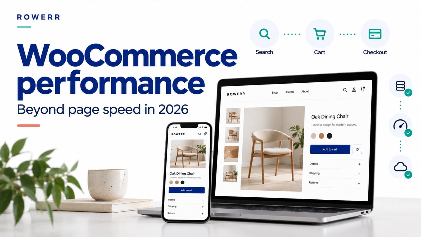 WooCommerce performance: responsive browsing, cart and checkout in 2026