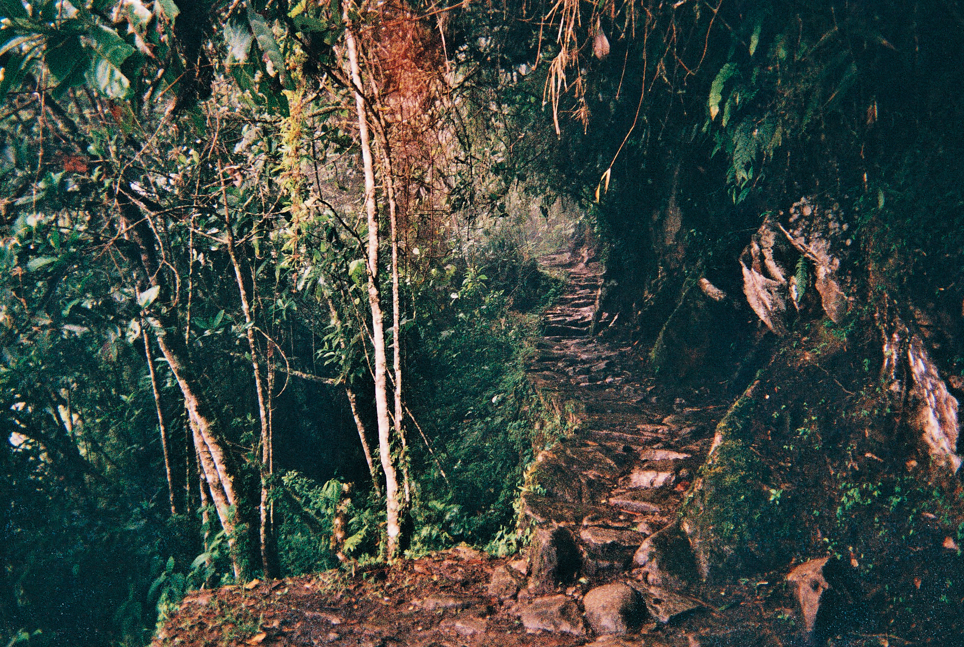 Last part of the trail before the Sun Gate