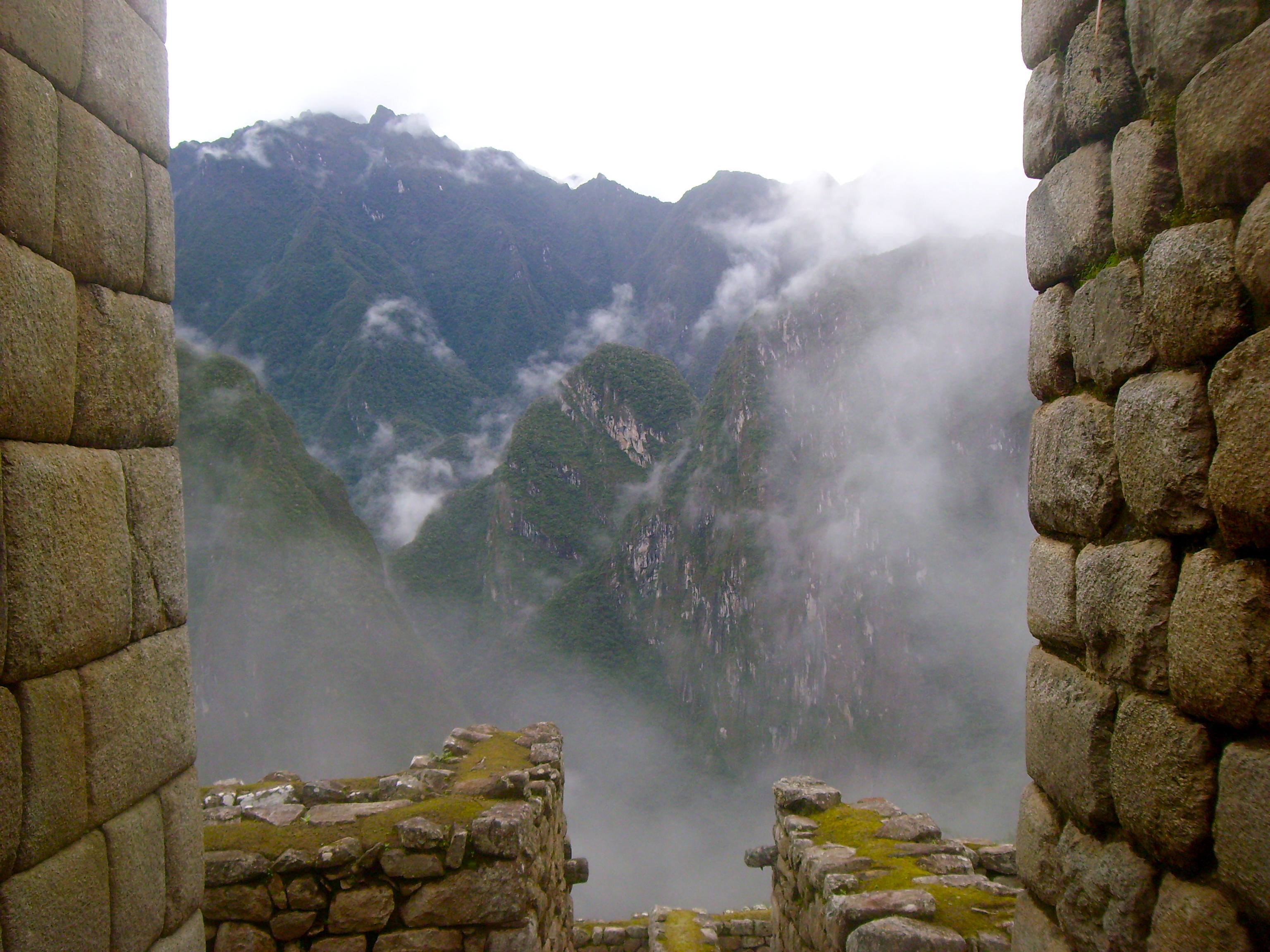 Views from the sacred district of Machu Picchu