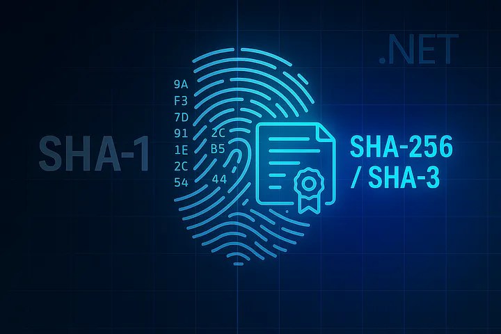 Beyond SHA-1: Finding Certificates by SHA-256 and SHA-3 Thumbprints in .NET 10