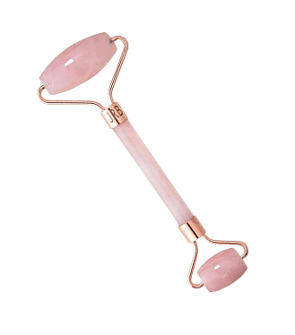 A pink jade roller for skincare