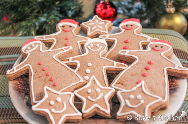 Santa Gingerbread Cookies