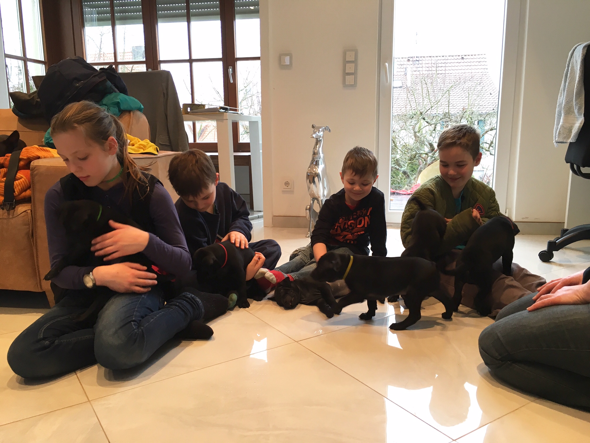 Sozialisierungsstunde mit vielen Kindern