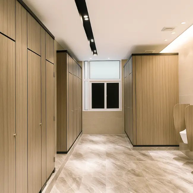 Toilet cubicle partition