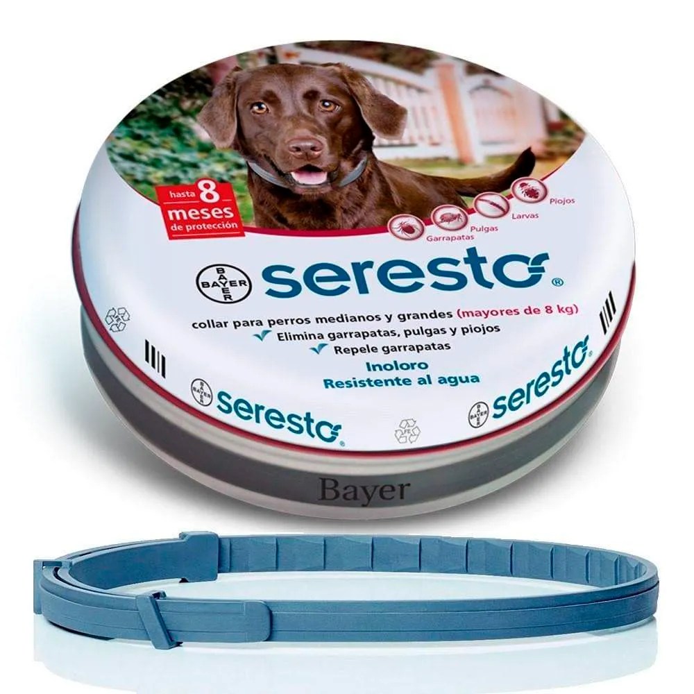 Collar Seresto 8 kg a más para perros medianos y grandes – RoyalPet