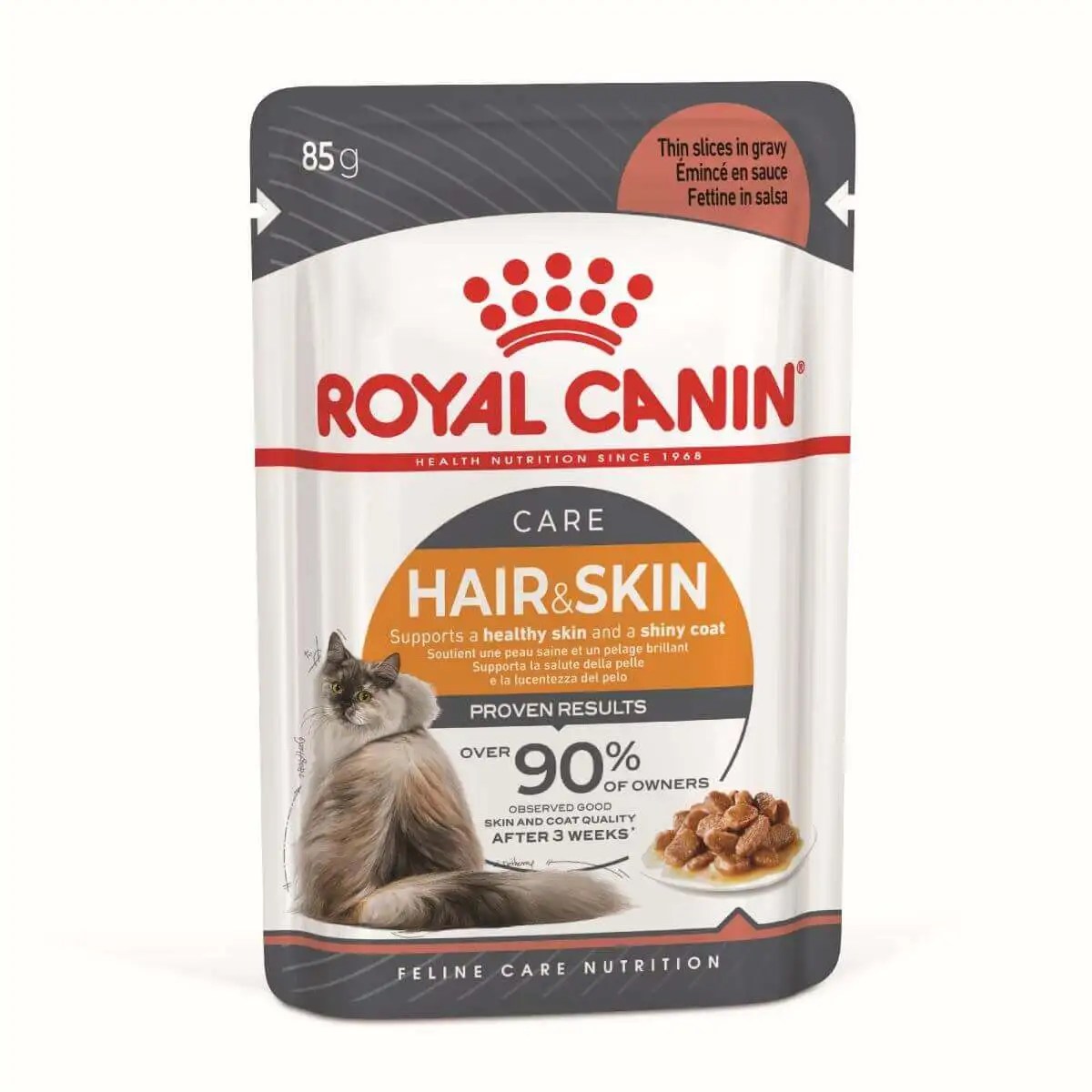 Feline Care Nutrition Hair & Skin Care Gravy - Wet Food – Royal Canin