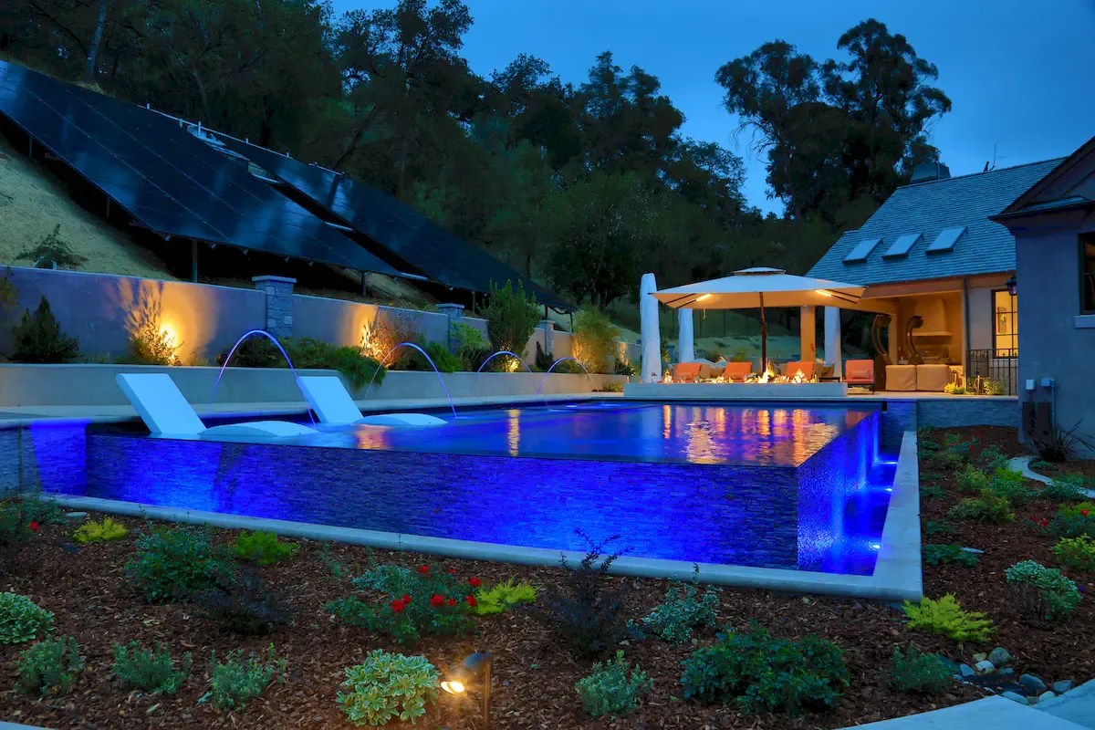 Royal Pools by Adams custom swimming pool construction