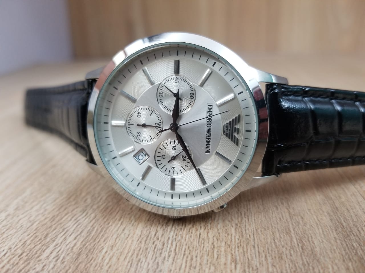 Mens Emporio Armani Chronograph Watch AR2432 NEW/ORIGINAL - Royalwrist.pk