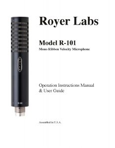 【ROYER】現品限り!プロご用達のリボンマイク ✅️R101 宅録レコーディング ROYER R-121 – DYNAX ギターレコーディング マイク - DYNAX