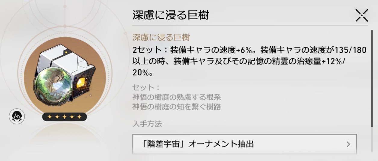 「深慮に浸る巨樹」セット