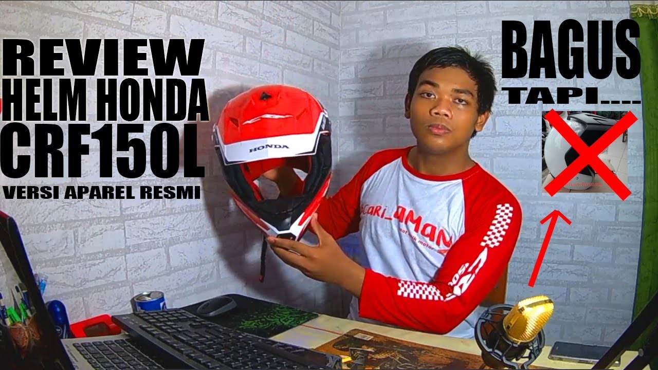 Review Helm Honda CRF150L Versi Apparel