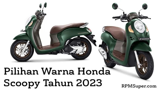 Warna Honda Scoopy 2023