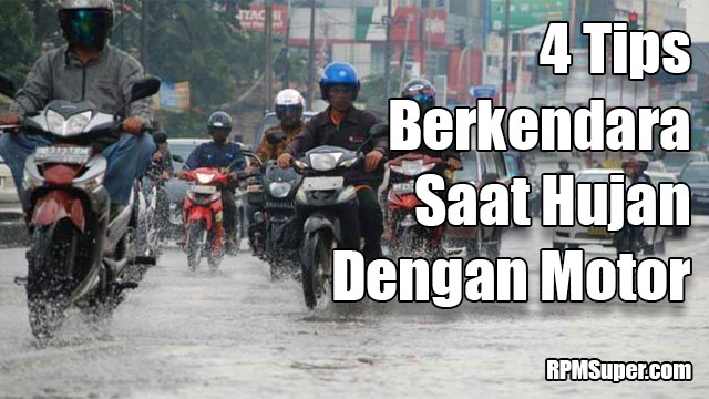 tips berkendara saat hujan