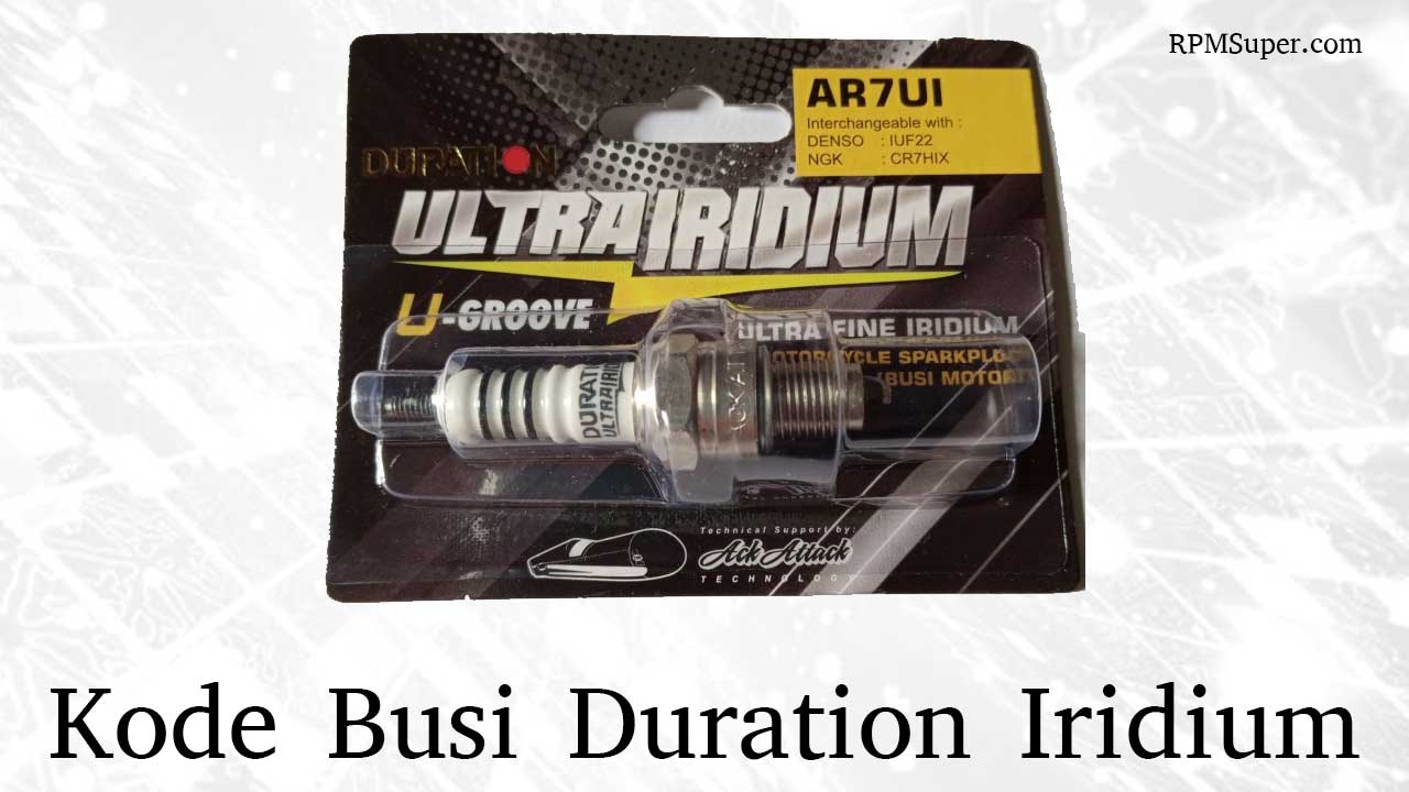 Kode Busi Duration Iridium