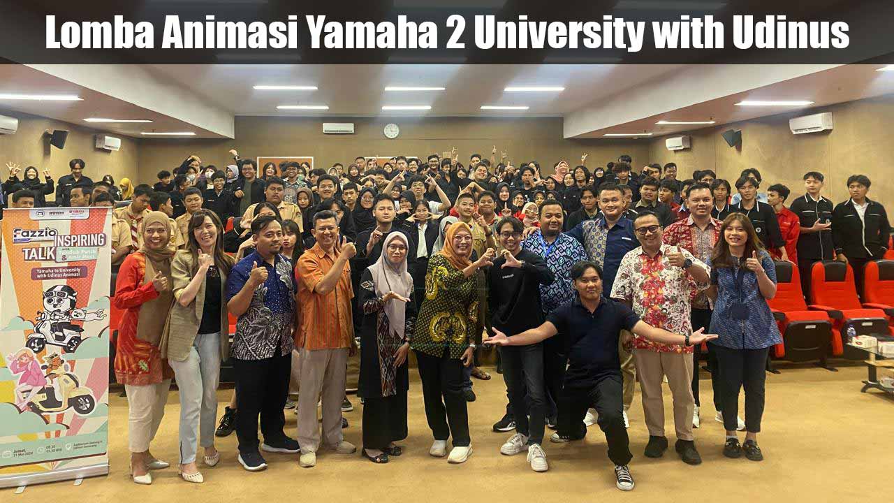 Lomba Animasi Yamaha 2 University with Udinus
