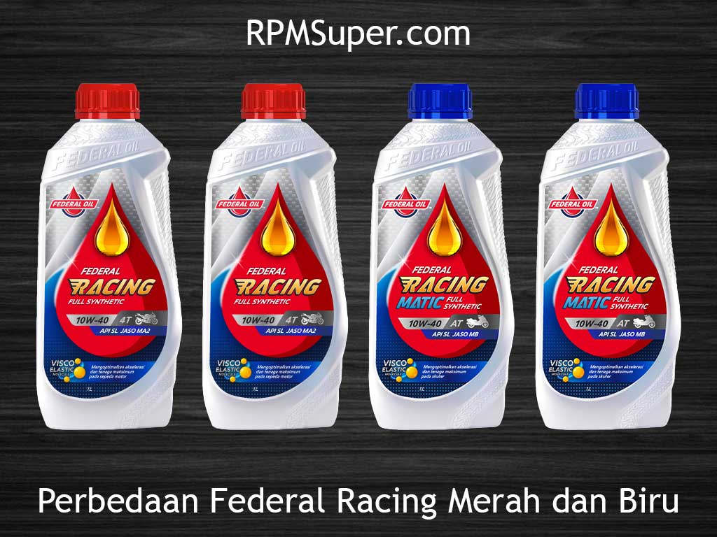 Perbedaan Federal Racing Merah dan Biru
