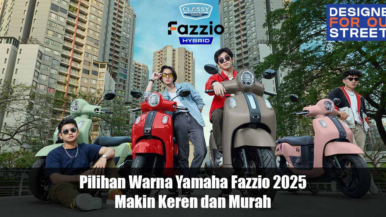 Warna Yamaha Fazzio 2025