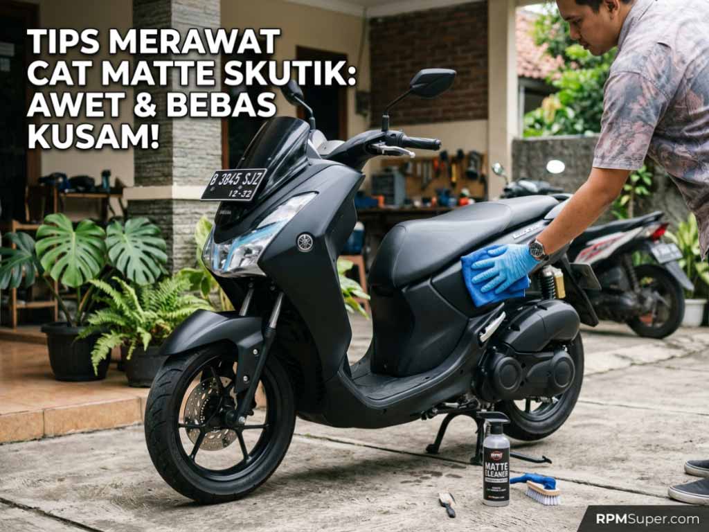 Tips Merawat Cat Doff Motor Matic
