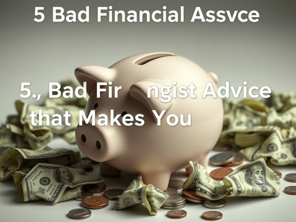 5 Bad Financial Advice that Makes You Poorer