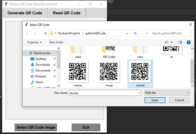 Python Qrcode Reader Generate Qrcode And Read Qrcode Using Tkinter - Amazing Ocean Pattern - Desktop