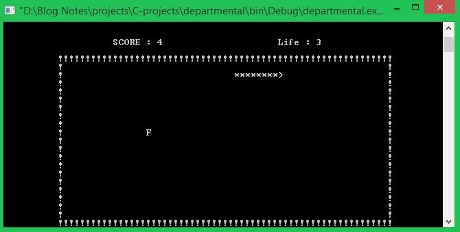 Snake game in c programming with source code steps on how to run the project · step 1: C Projects Source Code Snake Game