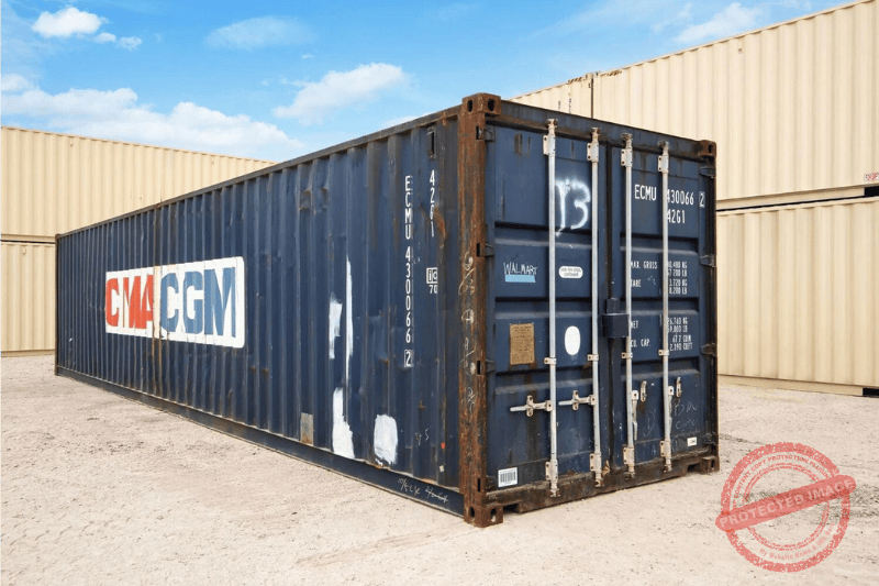 40′ Standard Wind and Watertight Shipping Container- Direct Ship