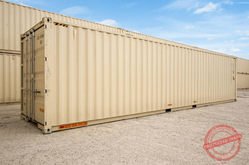 40′ High Cube New 1-Trip Double Door Steel Shipping Container - Image 3