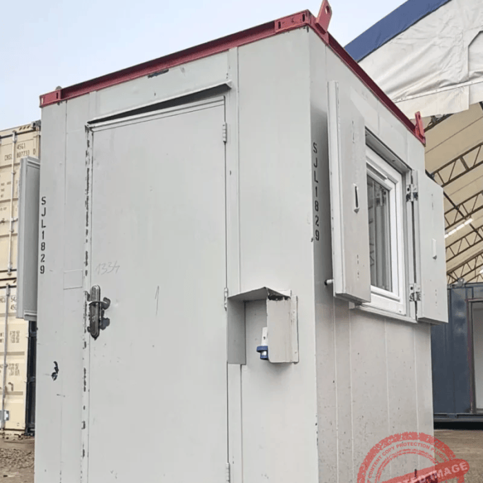 6×6 ft | Office | Open Plan | Portable Building | Anti-Vandal | Reduced