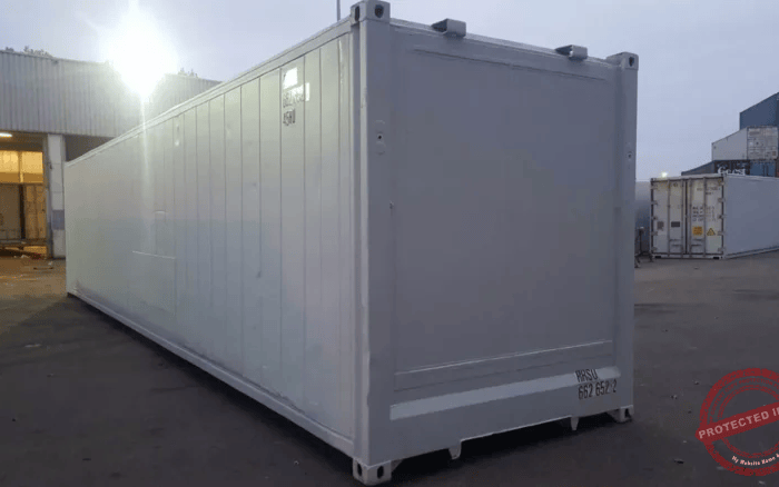 40ft High Cube Used Insulated Storage Container