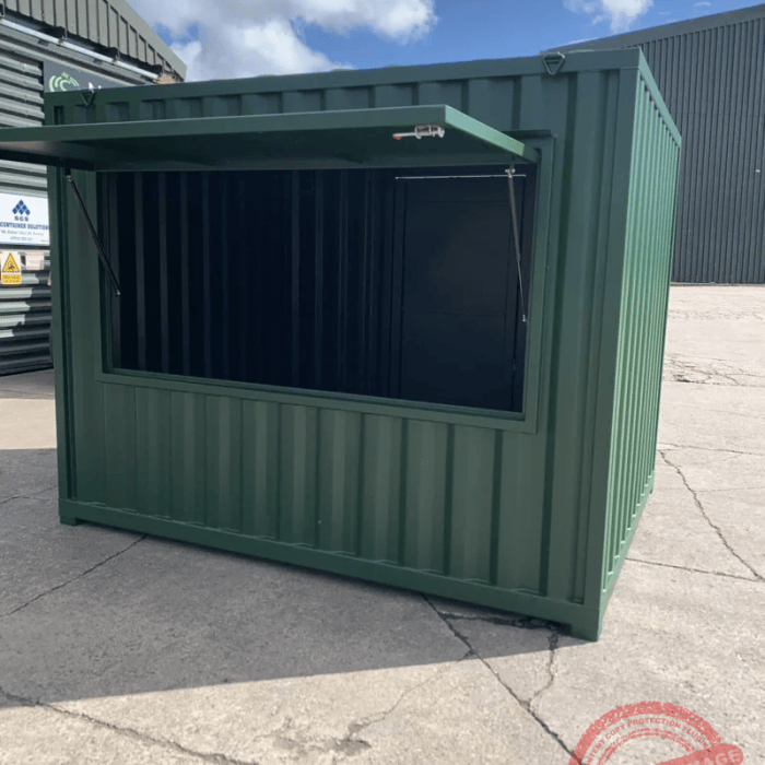 Converted Shipping Container – Café / Coffee Shop/ Bar 10ft
