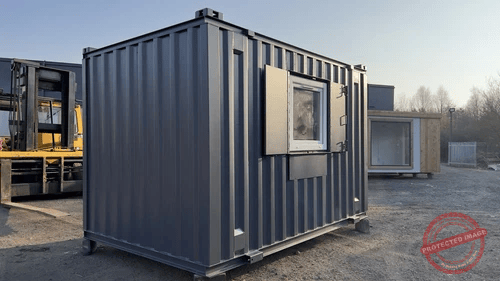 12x8ft Site Office / Portable Building / Site Cabin / Gate House