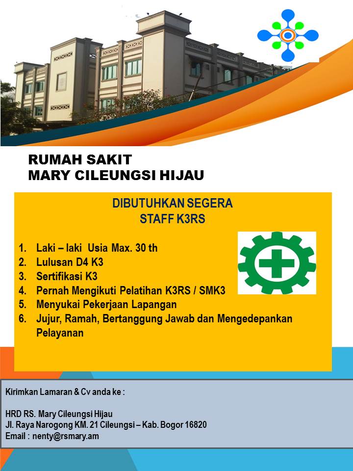 Lowongan kerja rumah sakit bogor, jawa barat. Ada perusahaan yang sedang membuka kesempatan lowongan kerja staff, rumah sakit, staf administrasi, staff management, staff notaris dan banyak lagi di . Rumah sakit di bogor ✓ cari di antara 22.000+ lowongan kerja terbaru ✓ pekerjaan penuh waktu, sementara dan paruh waktu ✓ langganan informasi . Hospital & health care ; Indonesian rupiah ( idr ) . Lihat lowongan kerja di jora. Rumah sakit yang berlokasi di sukabumi ini menyediakan lima posisi dalam rekrutmen lowongan kerja 2021 ini. Lowongan kerja rs cendana jakarta barat dki jakarta januari 2021. Memiliki str / str dalam proses mtki / lulus uji kompetensi . Lowongan kerja atau karir medis rumah sakit ummi bogor jawa barat desember 2021. Karir Rumah Sakit Mary Cileungsi Hijau