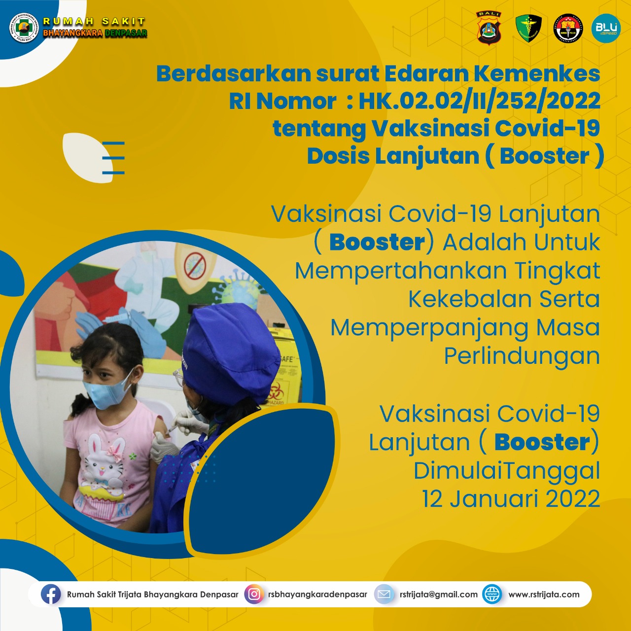 Ada 5 jenis vaksin yang digunakan sebagai booster yakni coronavac/sinovac, pfizer, astrazeneca, moderna, dan zifivax. Pg69pv Pqyekrm