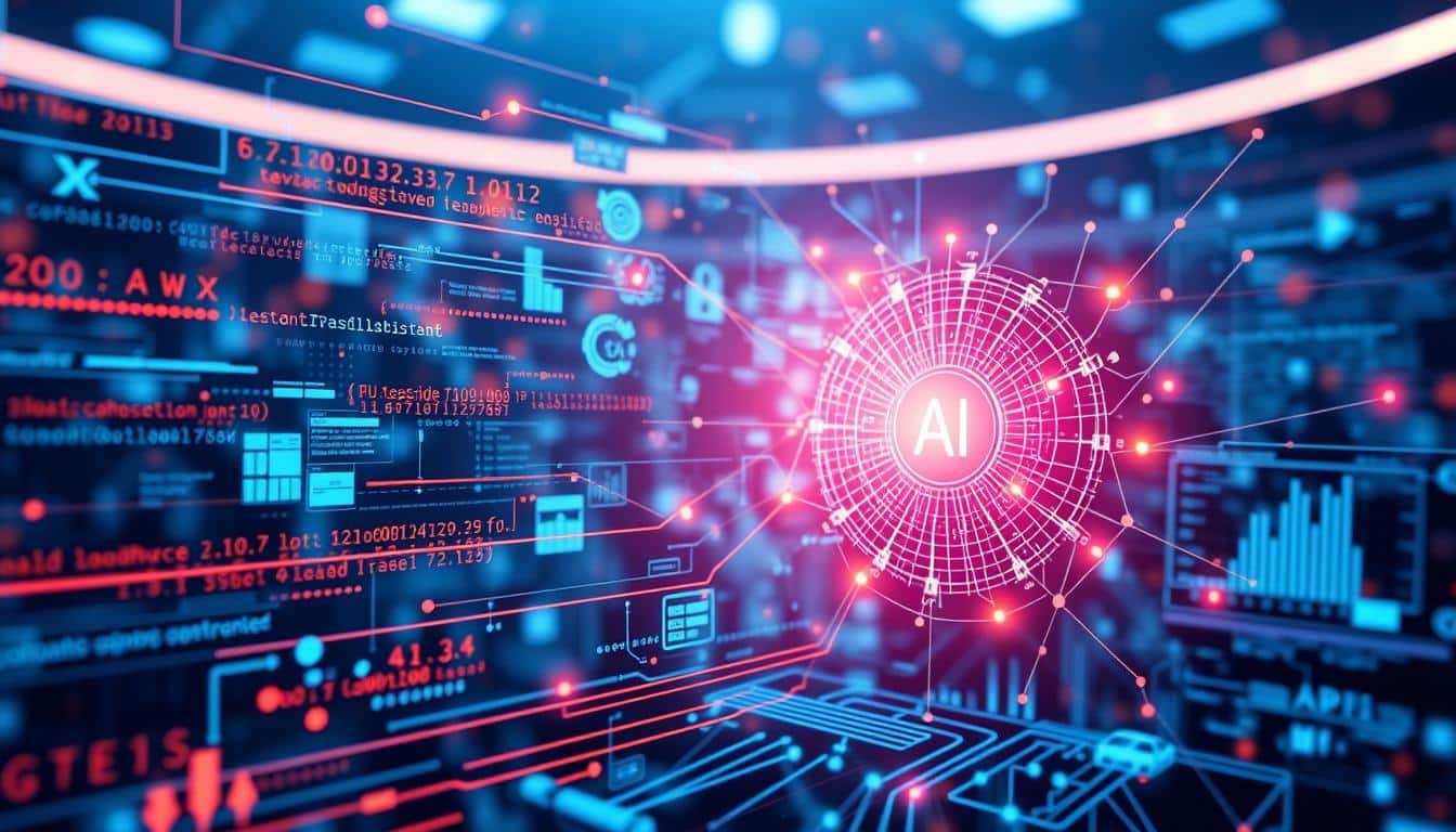 Generate an image representing AI-driven data analytics