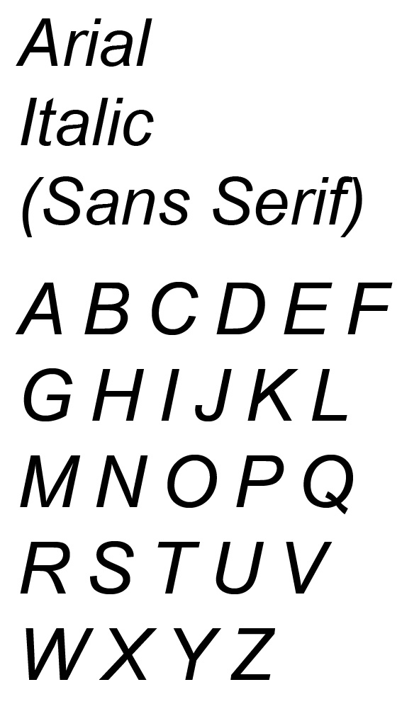 Engraving font Option 10